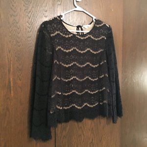 Rose + Olive All-Over Lace Blouse